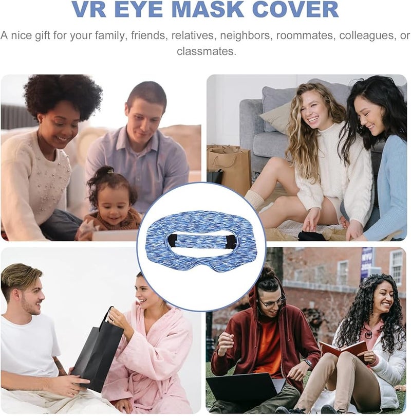 Black Quick Drying Breathable VR Eye Mask Cover Sweat Band for Comfortable Gaming - Image 5