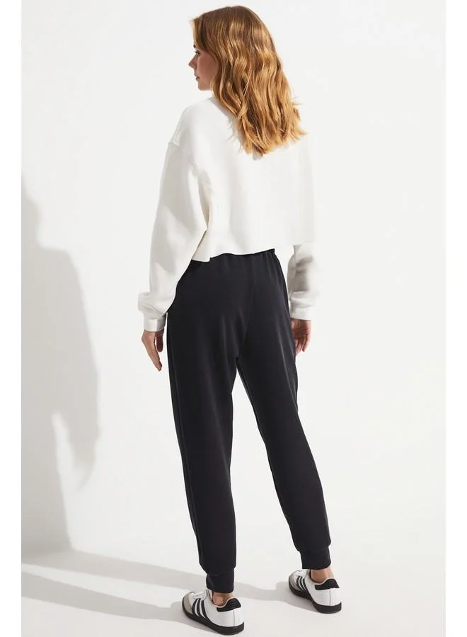 JUNE June Women Modal Blend Relaxed Fit Basic Jogger Sweatpant Anthracite