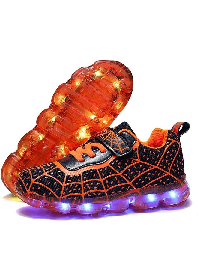 Al Aoyama Al Aoyama Kids LED Light Up Shoes, Fashion LED Sneakers USB Rechargeable Glowing Luminous Shoes for Boys Girls Toddler Child  - Image 1