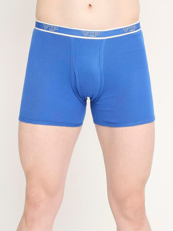 VIP Advanta Color Men Essential Premium Cotton Rib Trunks in Assorted Colours | Breathable Stretchable Fabric with No Mark Waistband - Image 2