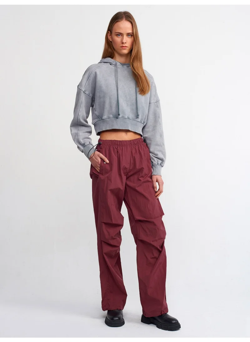 ديلفين 40199 Wash Effect Sweatshirt-Grey