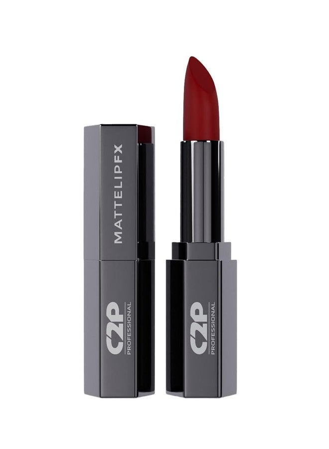 C2P PROFESSIONAL MAKEUP C2P Pro Matte Lip FX Creamy Bullet Lipstick for Women | Long Lasting | Non Transfer | Waterproof & Smudge-Proof | Keeps Lips Moisturized with Vitamin E & Shea Butter - 3.5 gm, Fiery 03 - Image 1