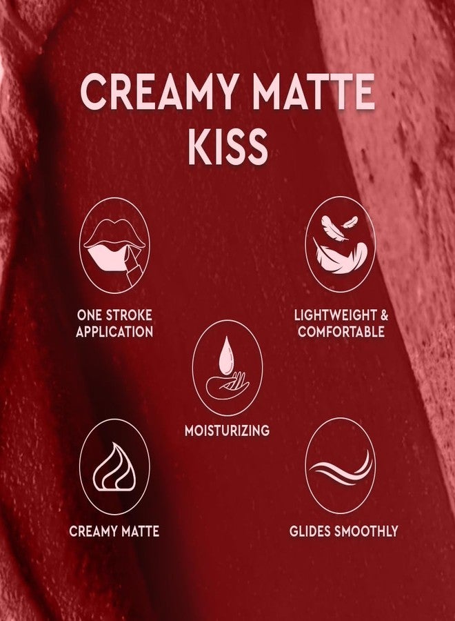 C2P PROFESSIONAL MAKEUP C2P Pro Matte Lip FX Creamy Bullet Lipstick for Women | Long Lasting | Non Transfer | Waterproof & Smudge-Proof | Keeps Lips Moisturized with Vitamin E & Shea Butter - 3.5 gm, Fiery 03 - Image 5