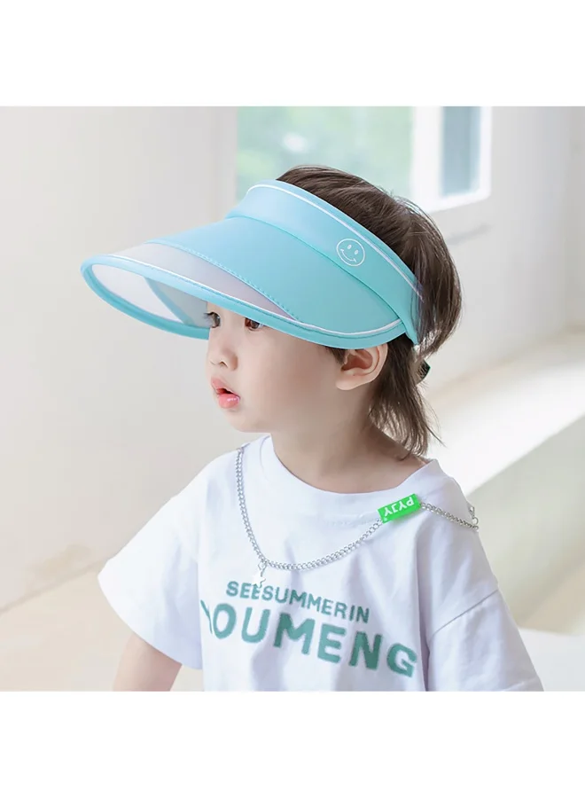 LITTLE SURPRISE BOX Aqua Blue Sports Sun shade Adjustable Tennis/Visor Cap