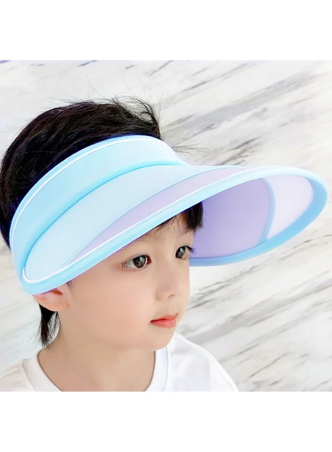 LITTLE SURPRISE BOX Aqua Blue Sports Sun shade Adjustable Tennis/Visor Cap