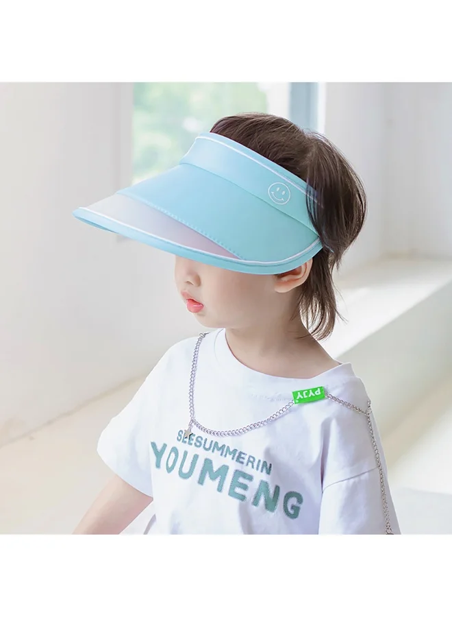 LITTLE SURPRISE BOX Aqua Blue Sports Sun shade Adjustable Tennis/Visor Cap
