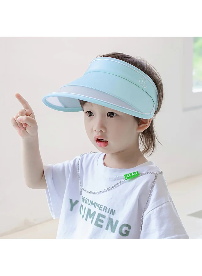 LITTLE SURPRISE BOX Aqua Blue Sports Sun shade Adjustable Tennis/Visor Cap