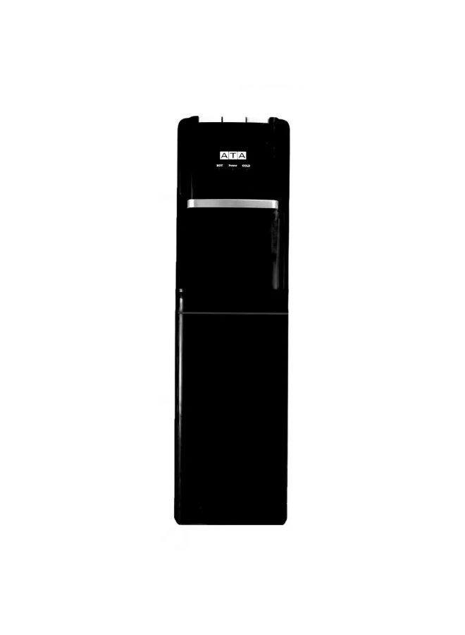 اي تي اي مبرد مياه ATA، 3 حنفية (ساخن/بارد/فاتر) مع كابينة تخزين، لون أسود - WD001 - Image 1
