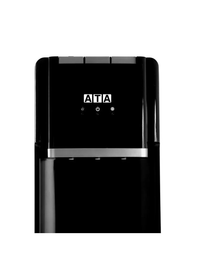 اي تي اي مبرد مياه ATA، 3 حنفية (ساخن/بارد/فاتر) مع كابينة تخزين، لون أسود - WD001 - Image 3