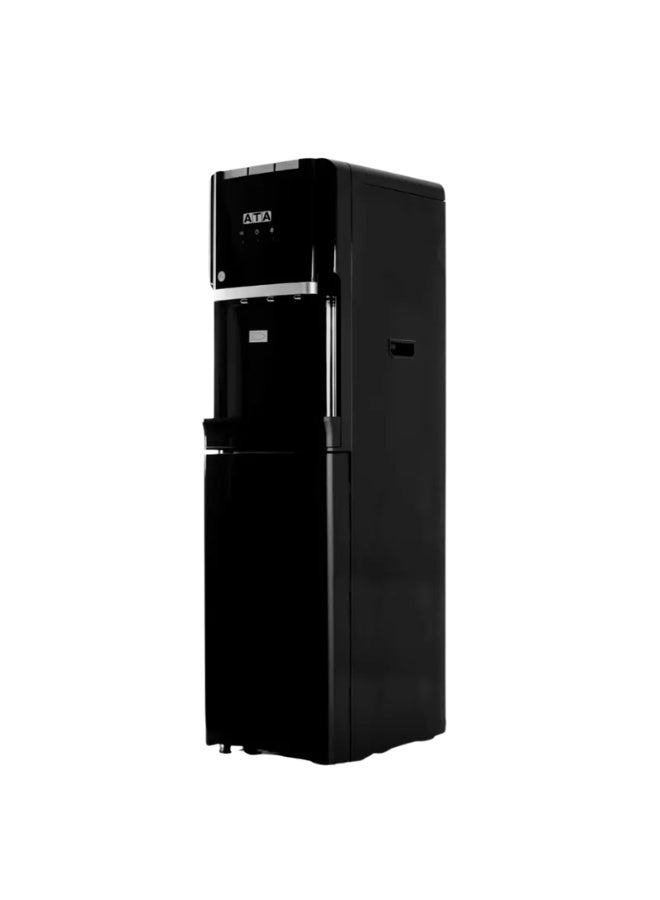 اي تي اي مبرد مياه ATA، 3 حنفية (ساخن/بارد/فاتر) مع كابينة تخزين، لون أسود - WD001 - Image 2