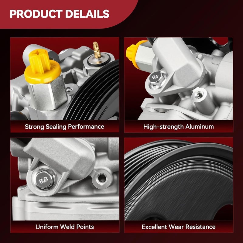 AUTOSITY 20-282 Power Steering Pump for F-150, Grand Marquis, F-250, Expedition, Crown Victoria - Image 4