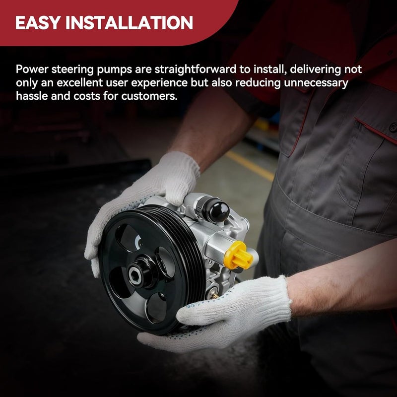 AUTOSITY 20-282 Power Steering Pump for F-150, Grand Marquis, F-250, Expedition, Crown Victoria - Image 5