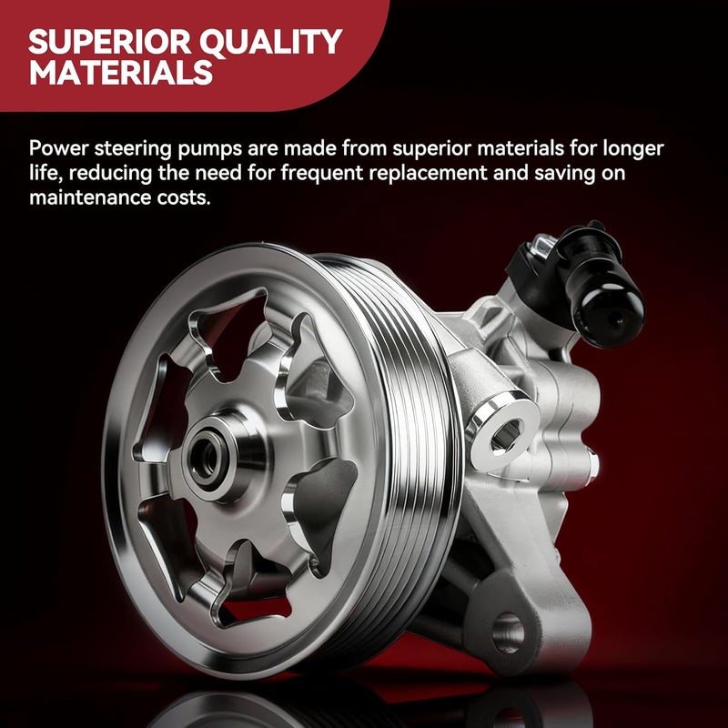 AUTOSITY 20-282 Power Steering Pump for F-150, Grand Marquis, F-250, Expedition, Crown Victoria - Image 2