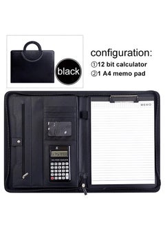 Y&D A4 Portable Loose Leaf Folder Multifunctional Folder File Folder Storage Hard Board With Calculator And Note Paper  - Image 1