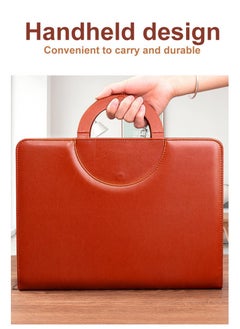 Y&D A4 Portable Loose Leaf Folder Multifunctional Folder File Folder Storage Hard Board With Calculator And Note Paper  - Image 3