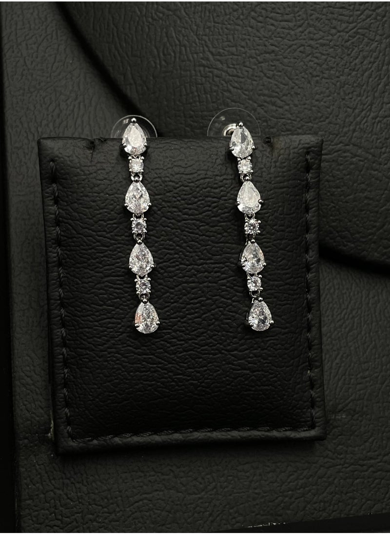 Elysian Elegant Zircon Wedding Set – Zircon Stone | White Gold Plated | Full Wedding Set | Adjustable Size | 1-Year Warranty | 3 Years Free Maintenance  - Image 4