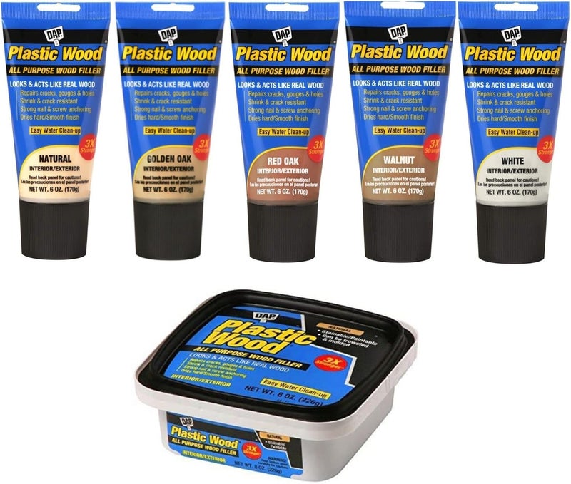 DAP Plastic Wood All Purpose Wood Filler - 16 oz Natural Latex Formula - Image 4