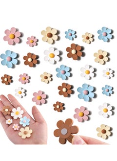 Excefore Fridge Magnets, 25Pcs Mini Daisy Refrigerator Magnets Cute Magnets,  Magnetic Flower Decals, for Locker Whiteboards Home Office Decor, for Kitchen, Locker, Whiteboard, Home  - Image 1