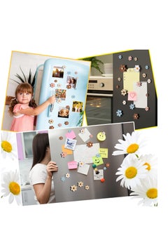 Excefore Fridge Magnets, 25Pcs Mini Daisy Refrigerator Magnets Cute Magnets,  Magnetic Flower Decals, for Locker Whiteboards Home Office Decor, for Kitchen, Locker, Whiteboard, Home  - Image 5