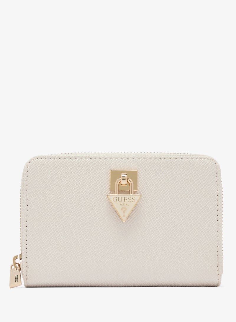 جس محفظة باتسي متوسطة بسحاب دائري ثنائية الطي - Image 1