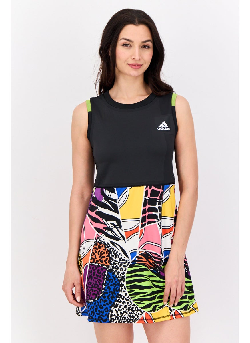 Adidas - Women Sportswear Fit Sleeveless Outdoor Dress And Short Set, Multicolor - Image 1