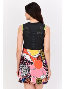 Adidas Women Sportswear Fit Sleeveless Outdoor Dress And Short Set, Multicolor  - Image 3