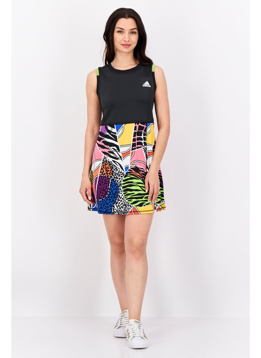 Adidas - Women Sportswear Fit Sleeveless Outdoor Dress And Short Set, Multicolor - Image 1