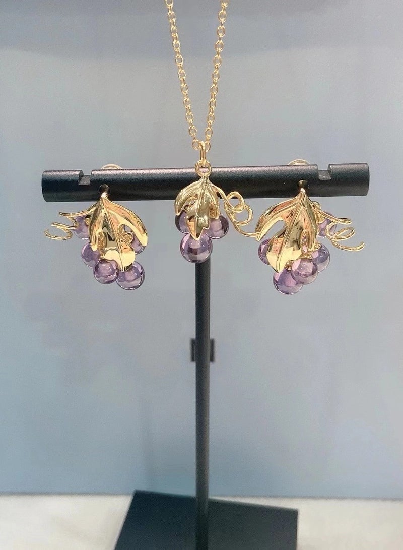 هيفانج قلادة العنب - العنب الأرجواني - Image 2