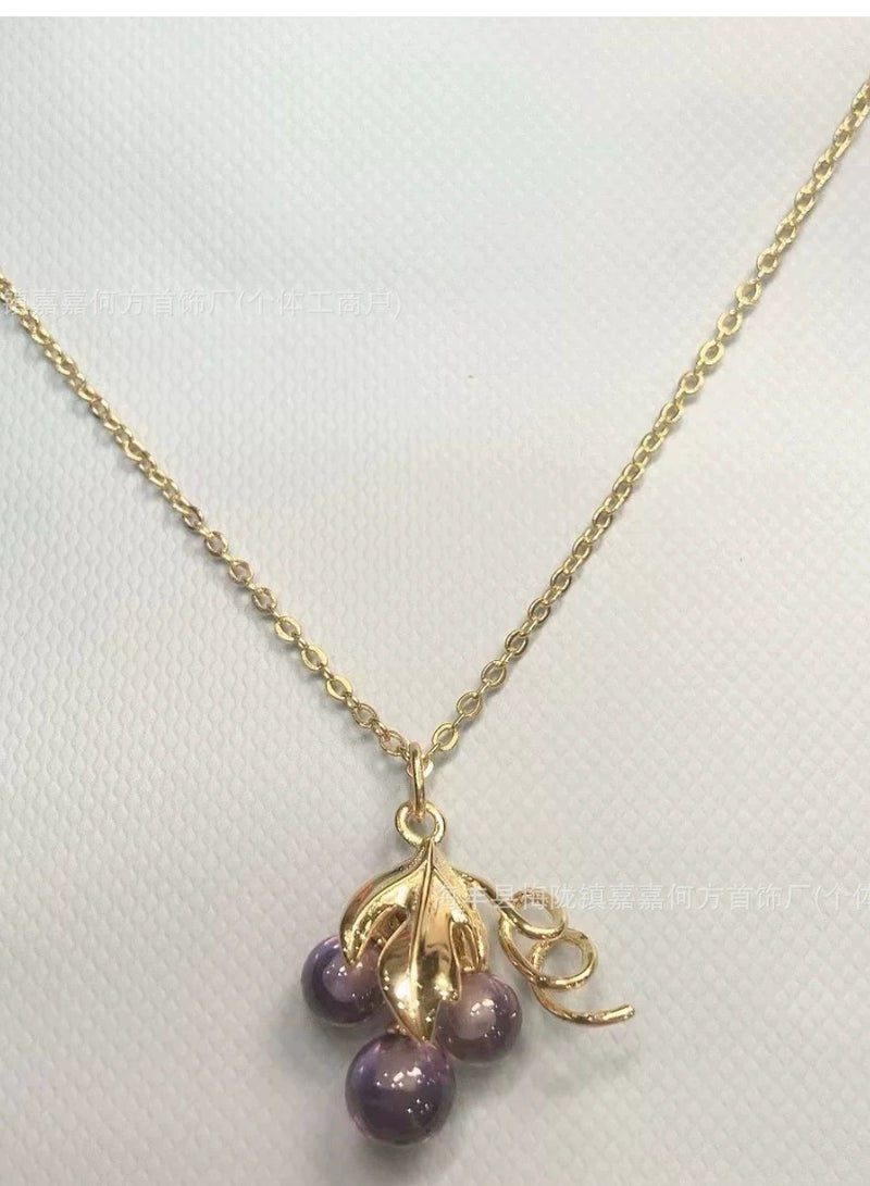 هيفانج قلادة العنب - العنب الأرجواني - Image 1