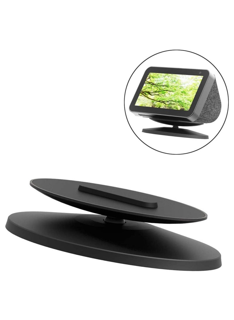 echo show 5 generation 1 and generation 2 common bracket adjustable speaker bracket installation magnetic bracket with aluminum anti-skid base 360 degree rotation tilt function - Image 2