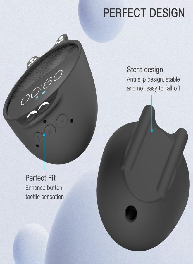 Linda y divertida funda Kawaii para Amazon Echo Spot, funda protectora compatible con Amazon Echo Spot (versión 2024), funda de reloj despertador inteligente para Amazon Echo Spot - Image 5