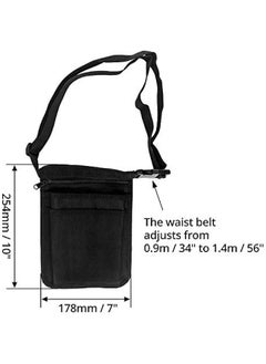 Arabest Medical Organizer Belt, Nurse Storage Bag Waist Bag Pouch for Medical Scissors Care Kit Tool, (Black, 10x7)  - Image 4