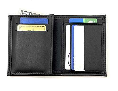 Perfect Fit Shield Wallets Pennsylvania State Police and Pennsylvania State Corrections PSPPSC Hidden Badge Wallet Leather Black Cutout PF348 - Image 3