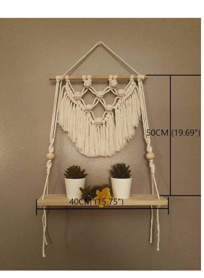 انتيكيانو "رف حائطي خشبي" - Image 2