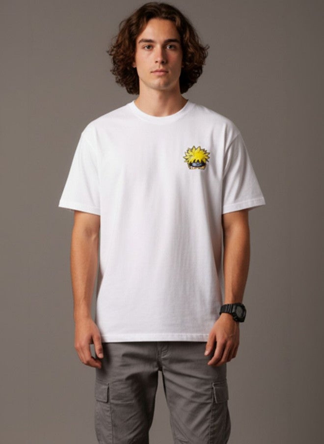 OUTLAWS Naruto Graphic Regular Fit Cotton T-shirt for Men - Image 1