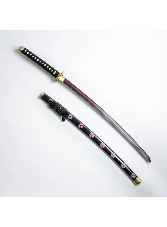 O8.design Anime | Shimotsuki Ryuma's Sword Replica (1:1 Scale) | High-Quality Carbon Steel, Non-Sharpened Prop for Cosplay & Collectors - Image 4