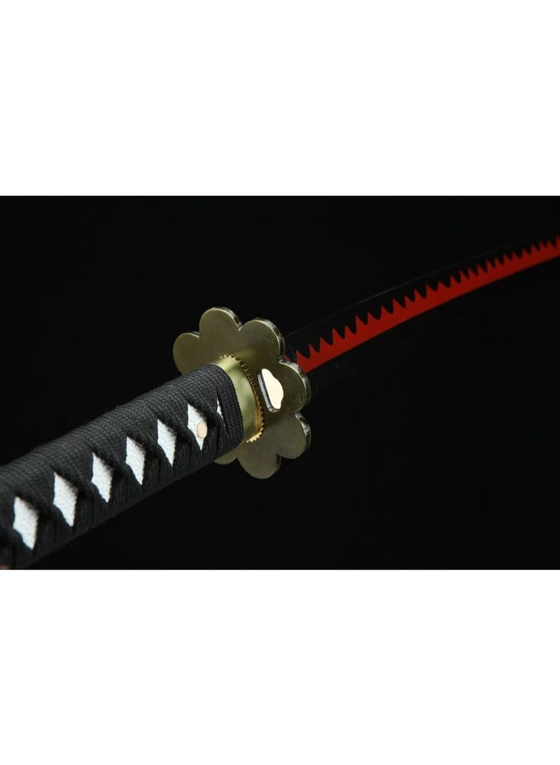 O8.design Anime | Shimotsuki Ryuma's Sword Replica (1:1 Scale) | High-Quality Carbon Steel, Non-Sharpened Prop for Cosplay & Collectors - Image 5