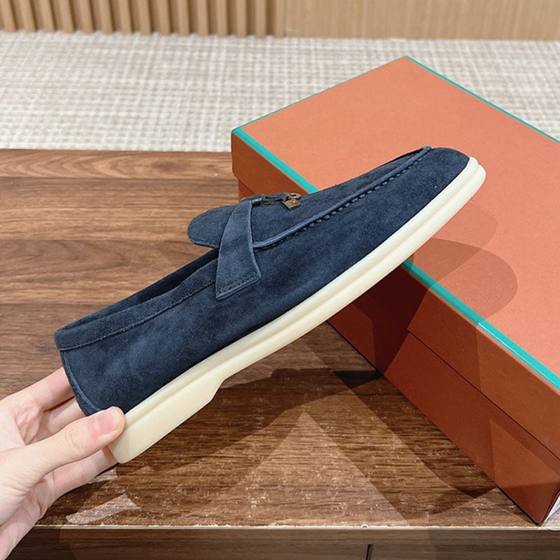 New British Style Soft-Soled Comfortable Loafers Single-Layer Shoes Slip-On Flat Tassel Women'S Shoes Leather Shoes For Men - Image 1