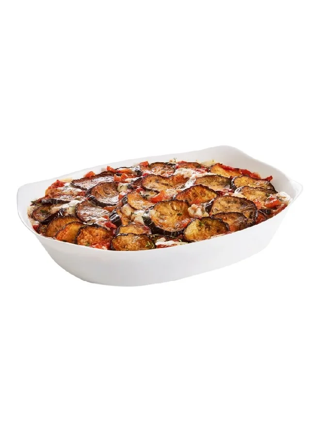 Luminarc Smart Cuisine Carine Rectangular Casserole Baking Dish White 38 x 28 cm P8330