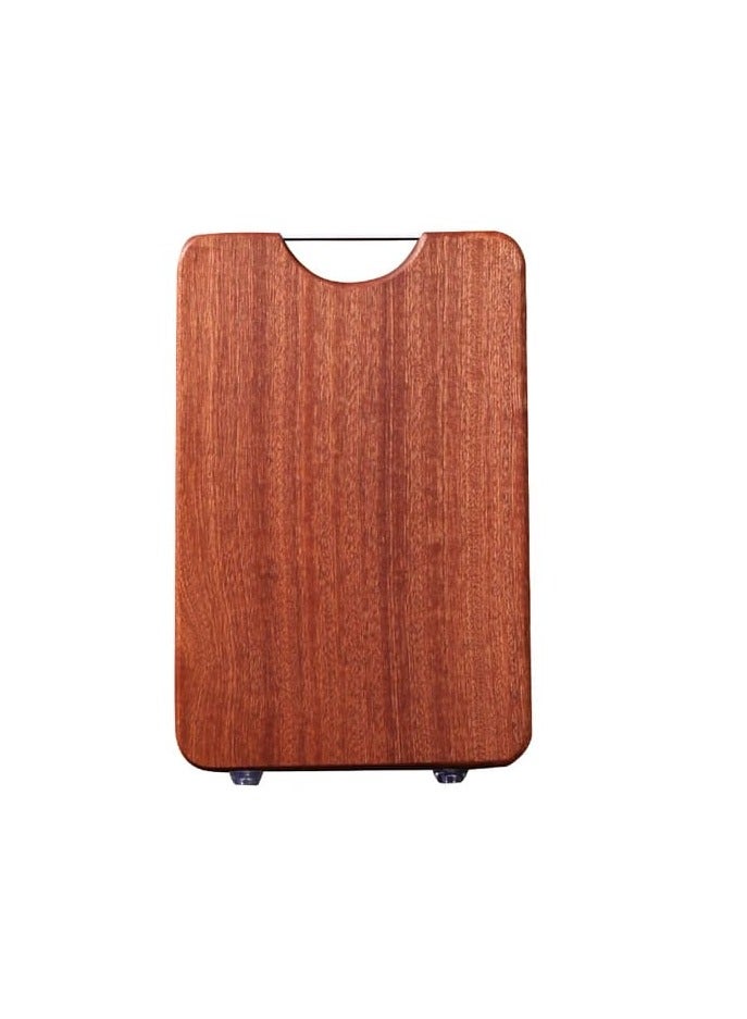 Liying Rectangular Wood Cutting Board One Piece, No Glue Non Toxic, All Whole Single Wood Butcher Block Thick Hard Wood Heavy Duty Edge Grain (40x30cm)  - Image 1