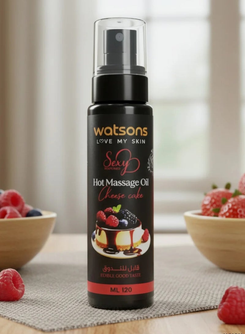 واتسونز زيت التدليك بنكهة تشيز كيك من واتسونز - 120 مل - Image 1