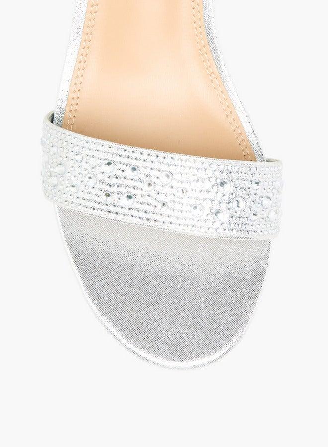 سيليست صنادل نسائية بكعب عريض مزينة بإبزيم - Image 4