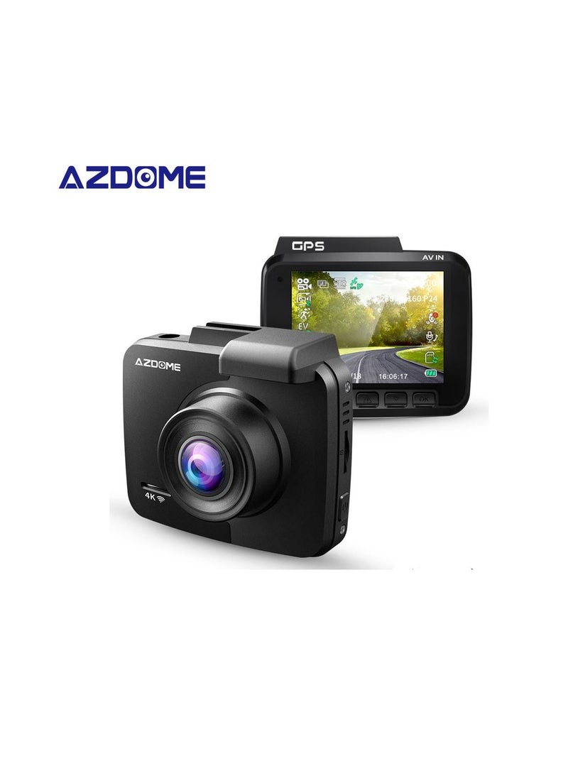 AZDOME - GS63H 4K Auto Camera Car Dash Cam with GPS WiFi Video Record Night Vision - Image 1