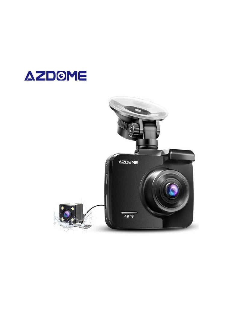AZDOME - GS63H 4K Auto Camera Car Dash Cam with GPS WiFi Video Record Night Vision - Image 1