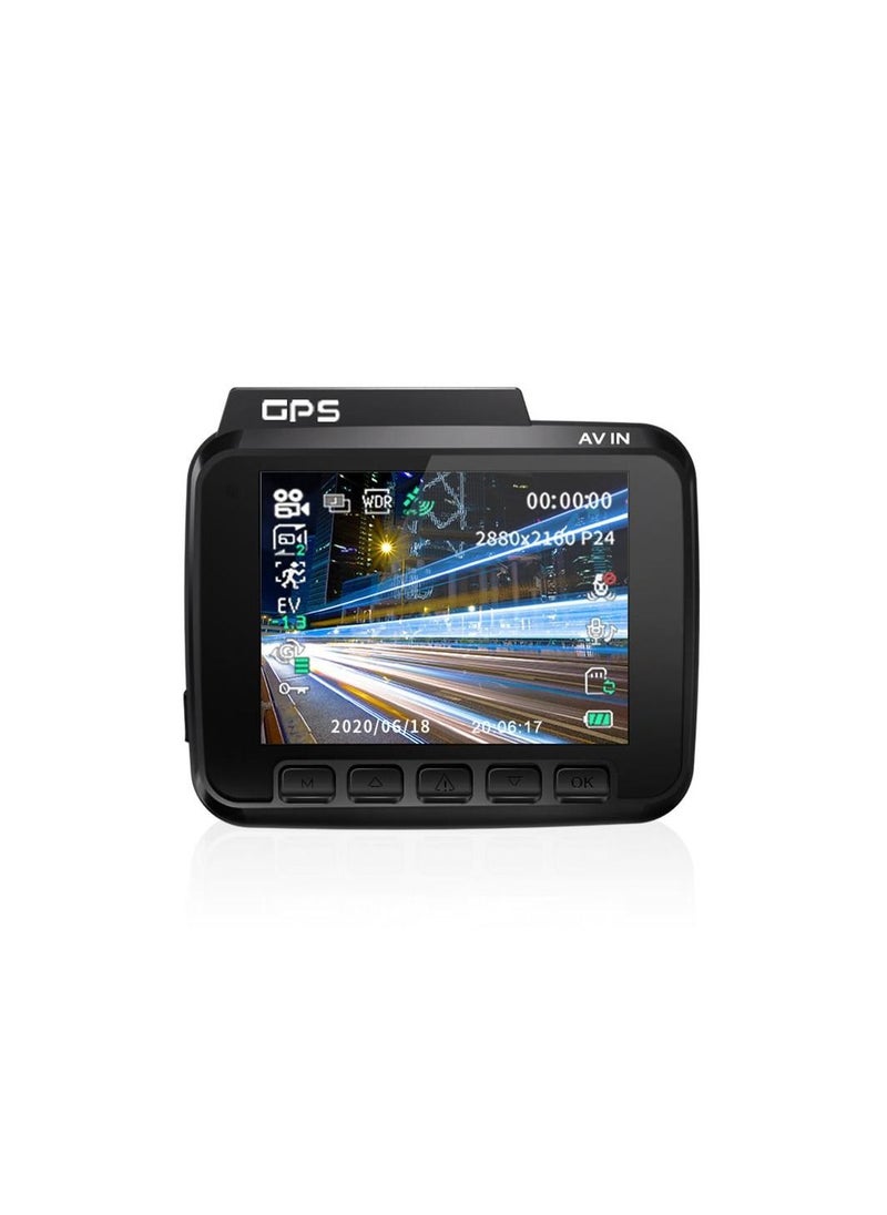 AZDOME - GS63H 4K Auto Camera Car Dash Cam with GPS WiFi Video Record Night Vision - Image 1