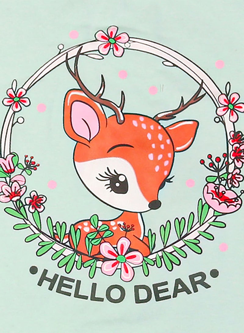 زيركون بيجامة بناتي صيفي - Image 2