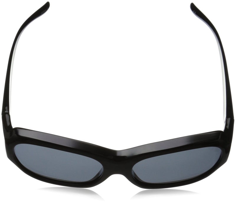 Dioptics Women's Solar Shield Jasmine Fits Over Sunglasses Polarized Square, Black, 59 mm - Image 4