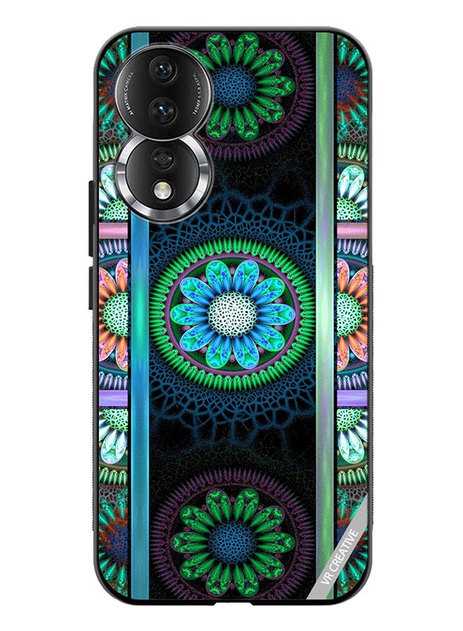 VR CREATIVE Protective Case Cover For Honor 80 Flower Design Multicolour - Image 1