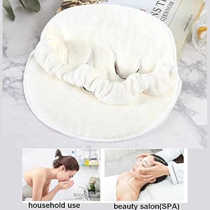 Angzhili 2 Pcs Hot Compress Face Towel Masks, Reusable Facial Steamer Towel for Hot Cold Skin care,Moisturizing Face Steamer, Beauty Facial Towel for Home and Beauty Salon - Image 5