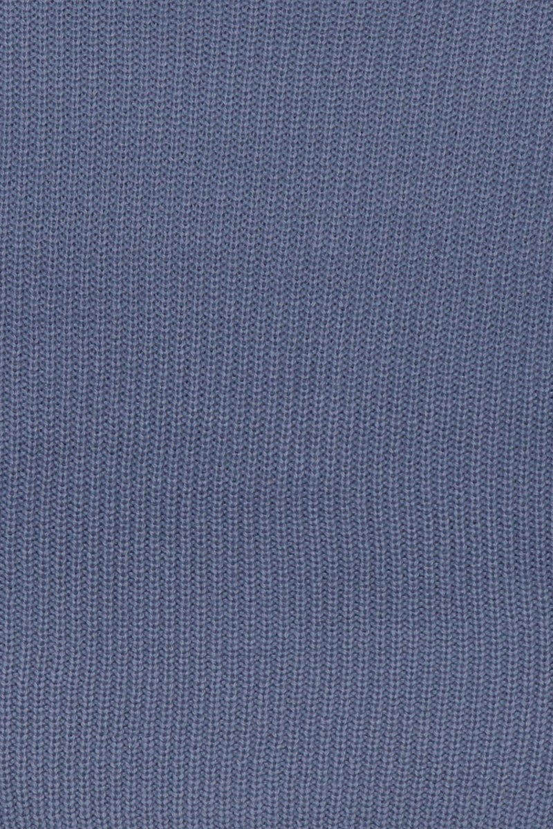 Threadbare Women Boat Neck Knitted Sweater, Blue - Image 5